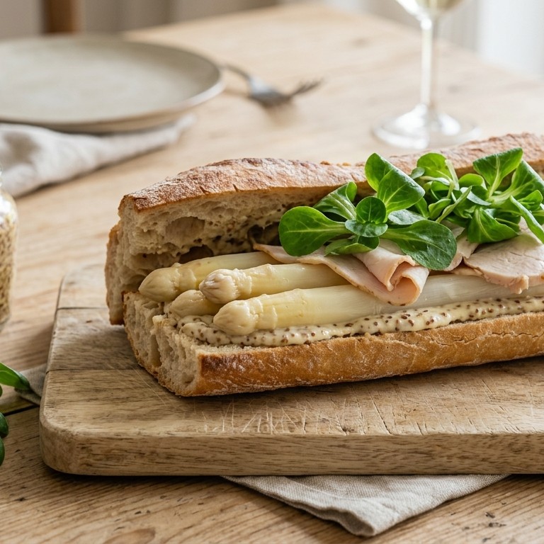 Asperges op stokbrood recept