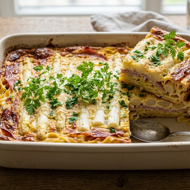 Aspergeschotel met ham recept