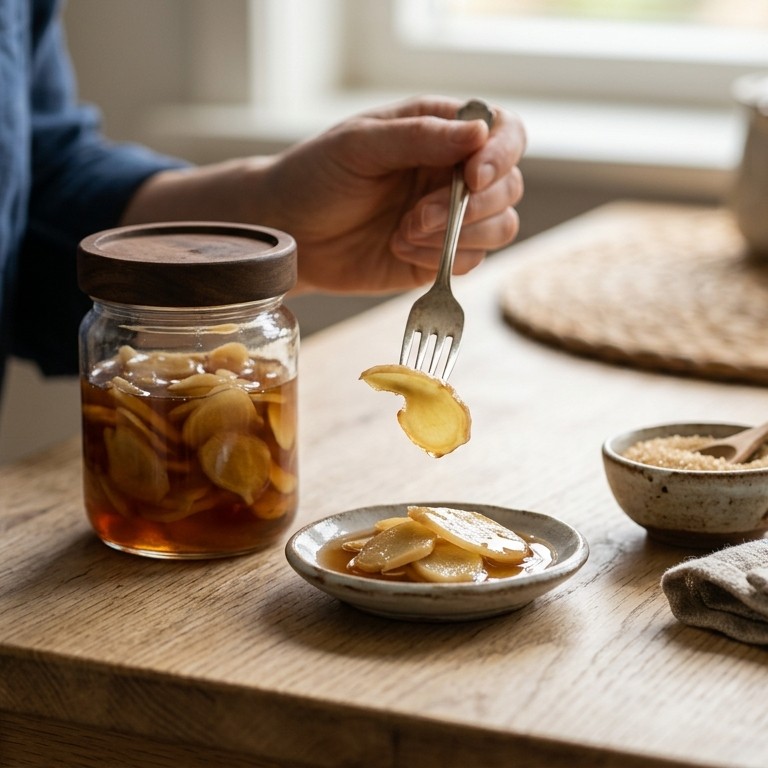 Atjar Djahe (gemberwortel op zuur) recept