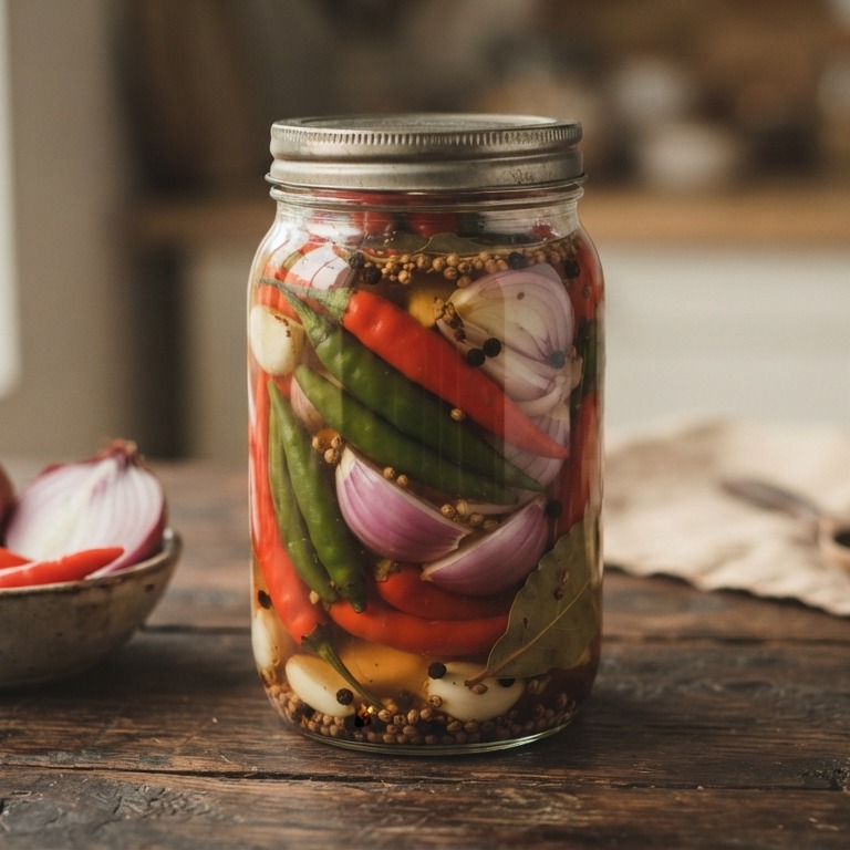 Atjar lombok / bawang merah recept