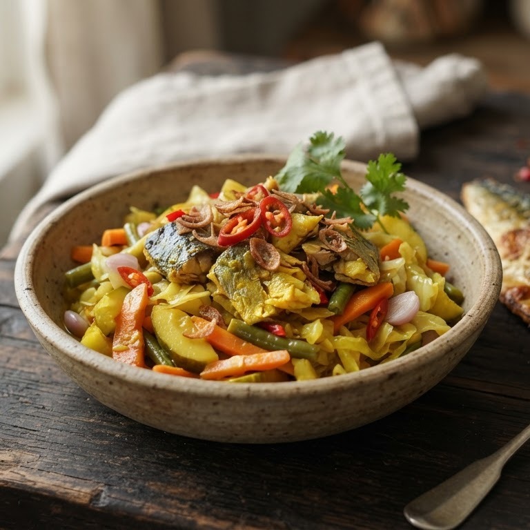 Atjar met makreel recept