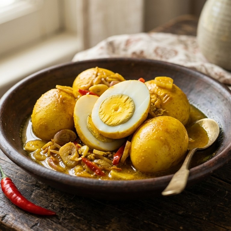 Atjar Telor (ei op zuur) recept