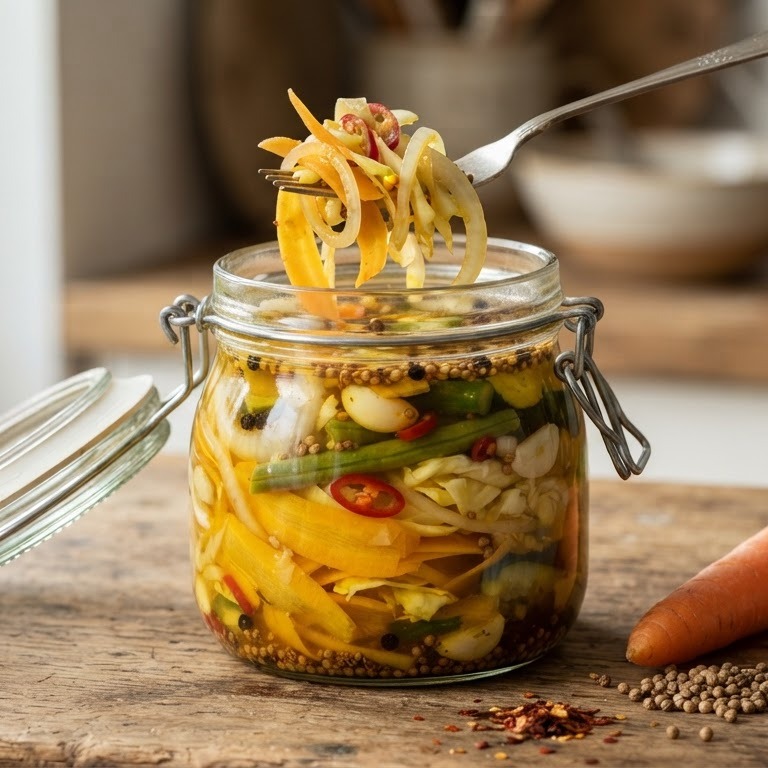 Atjar Tjampoer recept