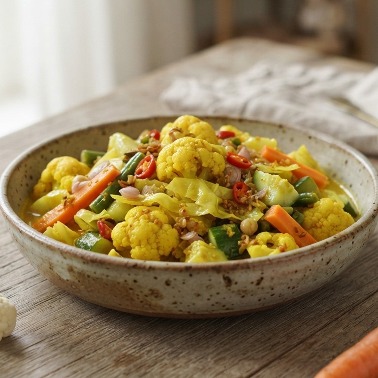 Atjar Tjampoer recept