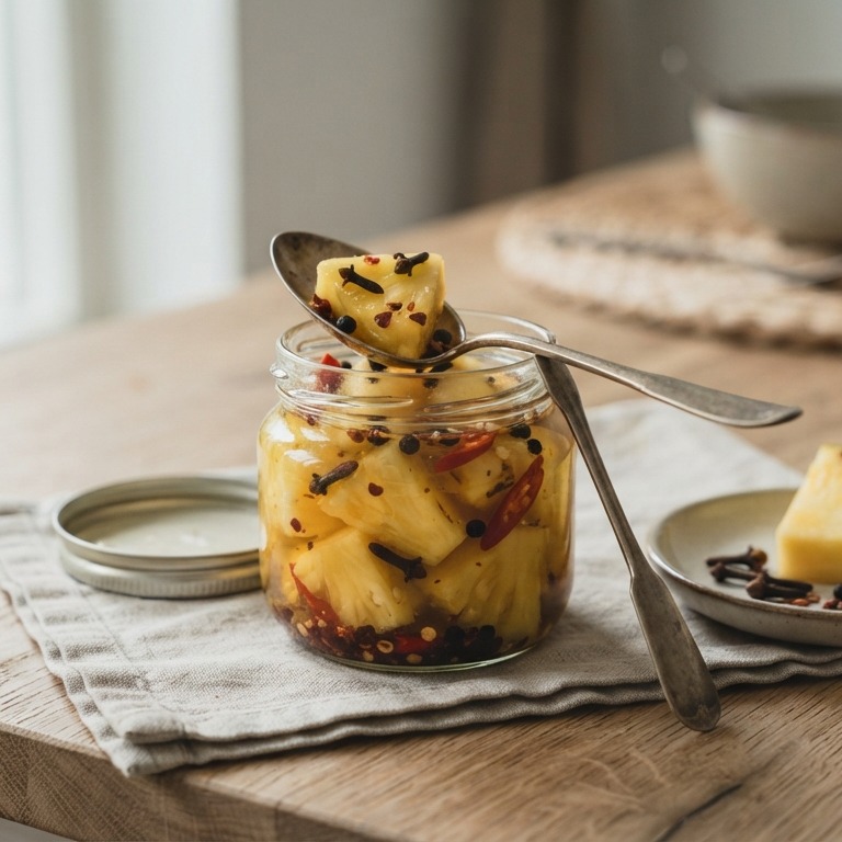 Atjar van ananas recept