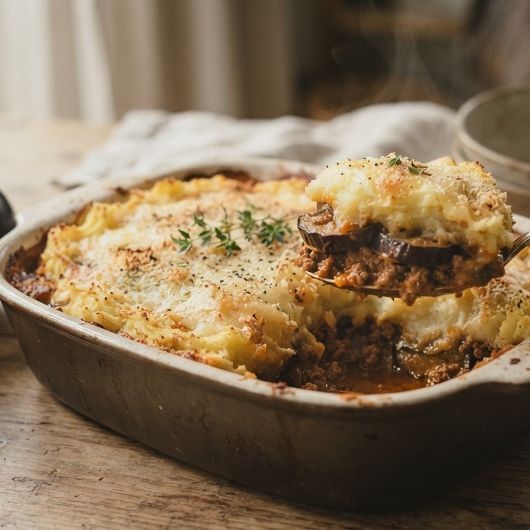 Aubergine-gehaktschotel recept