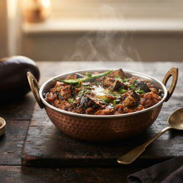Aubergine masala recept