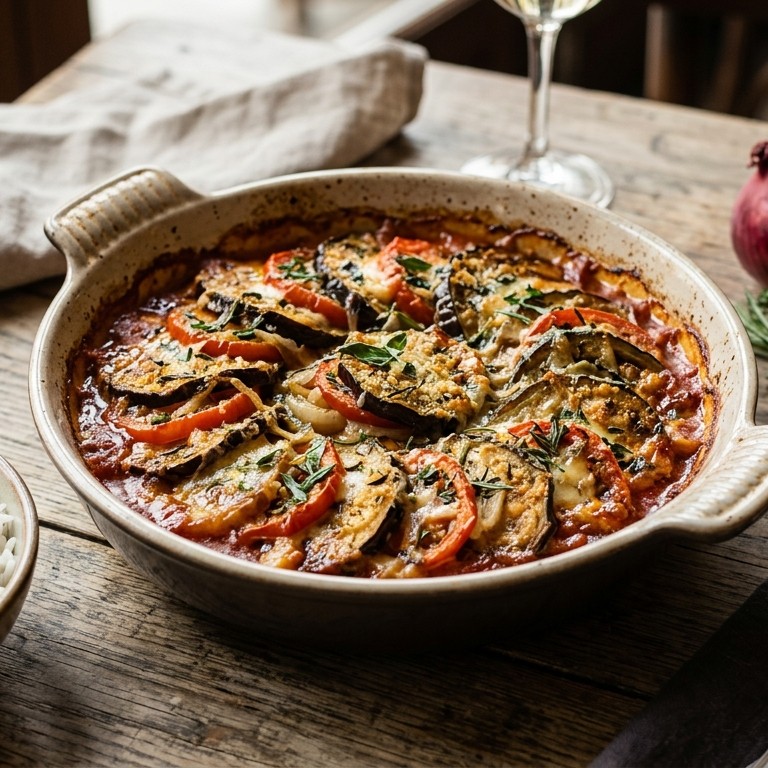 Aubergines met tomaat recept