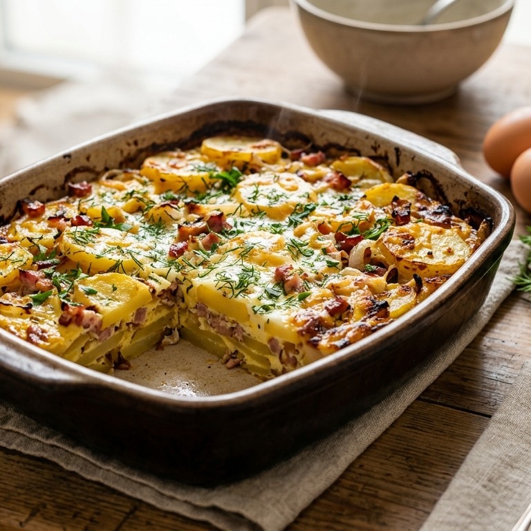 Auflauf van aardappel en ei recept