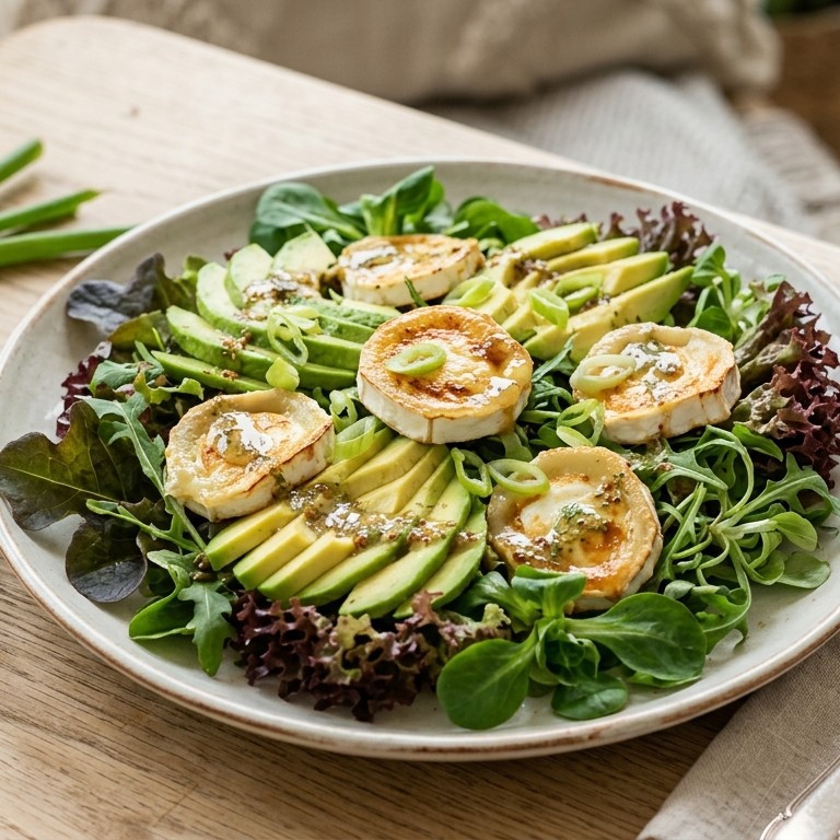 Avocado-geitenkaassalade recept