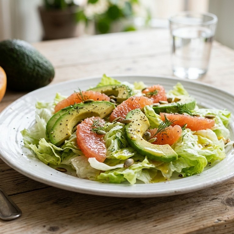 Avocado grapefruitsalade recept