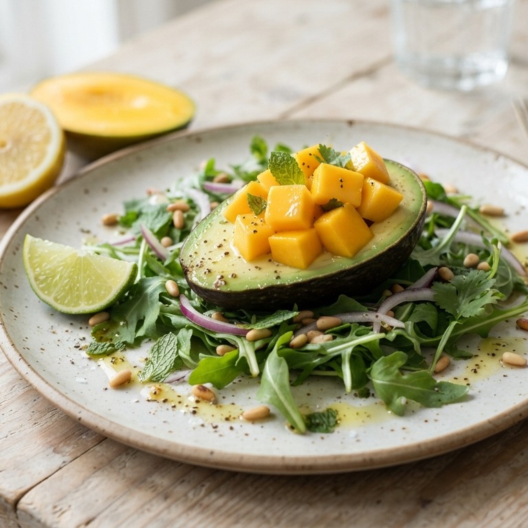 Avocado met mangosalade recept