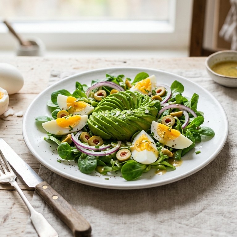 Avocado-salade recept