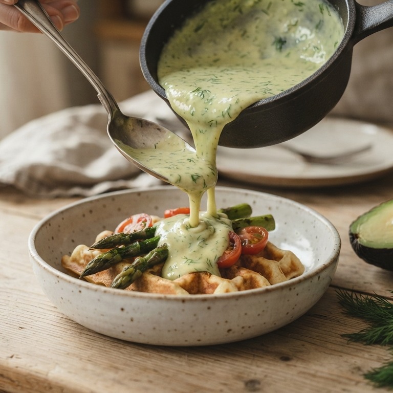 Avocadosaus recept