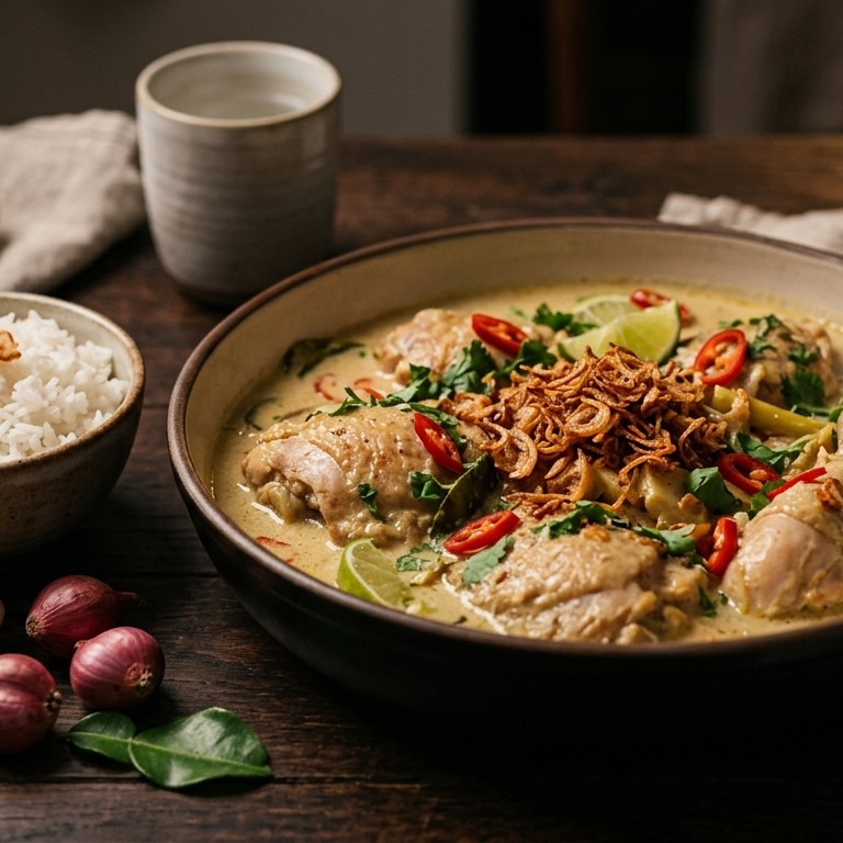 Ayam opor met een eigen twist recept