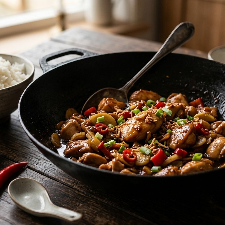 Babi ketjap met kipfilet recept