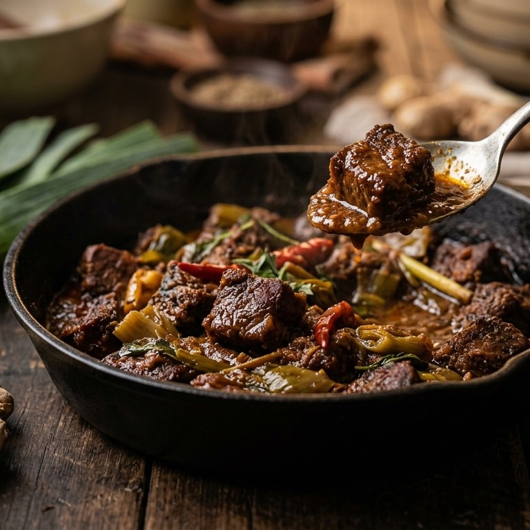 Babi Padang recept
