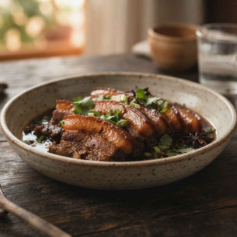 Babi Tjin (licht gekruide speklappen) recept