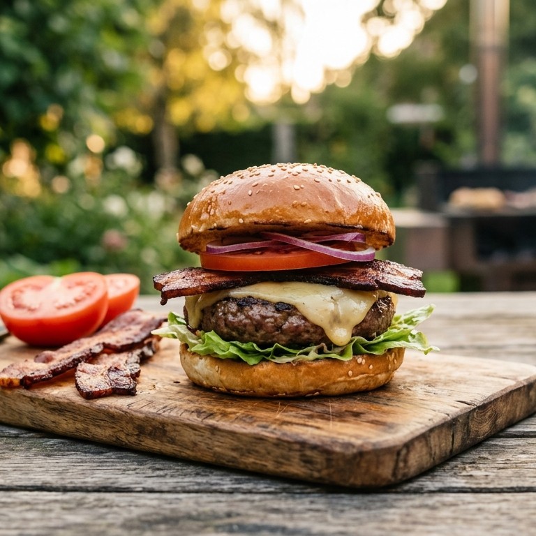 Bacon-cheeseburger recept