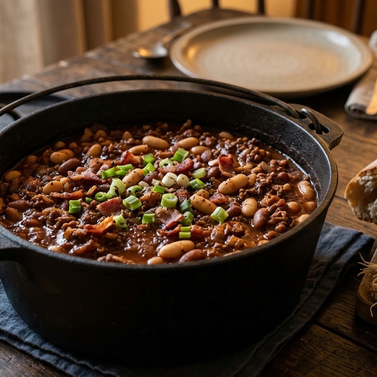 Baked beans recept