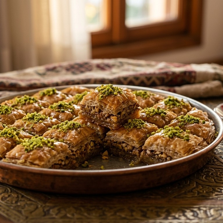 Baklava met noten recept