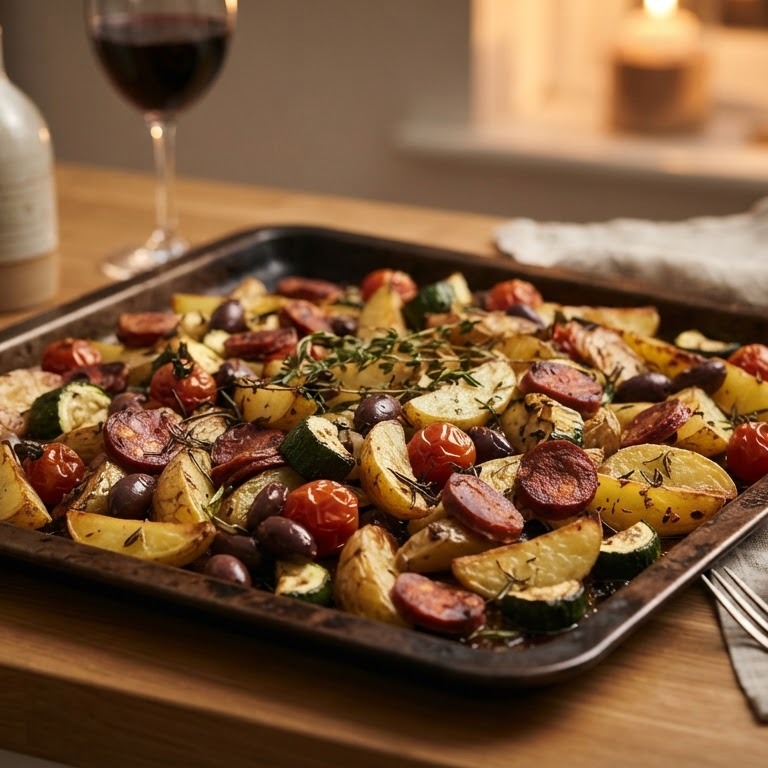 Bakplaat vol lekkers! recept