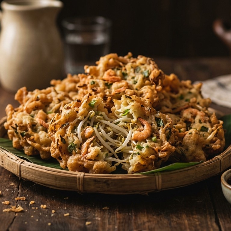 Bakwan Taugé (taugé/garnalenkoekjes) recept