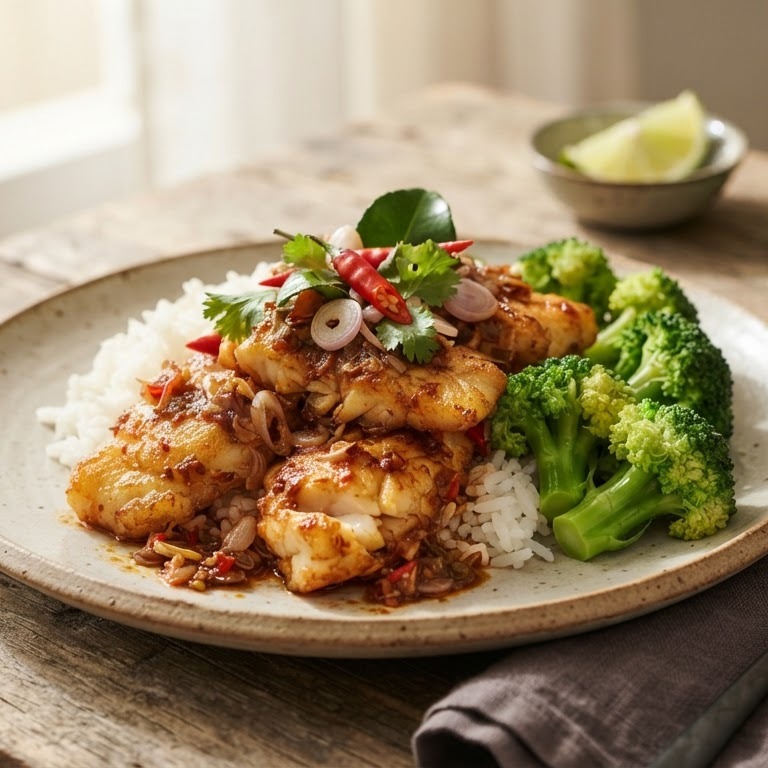 Bali Panga met broccoli recept