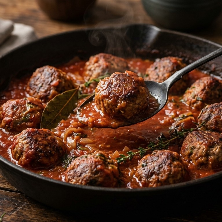 Balletjes in tomatensaus recept