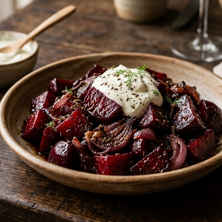 Balsamicobietenschotel recept