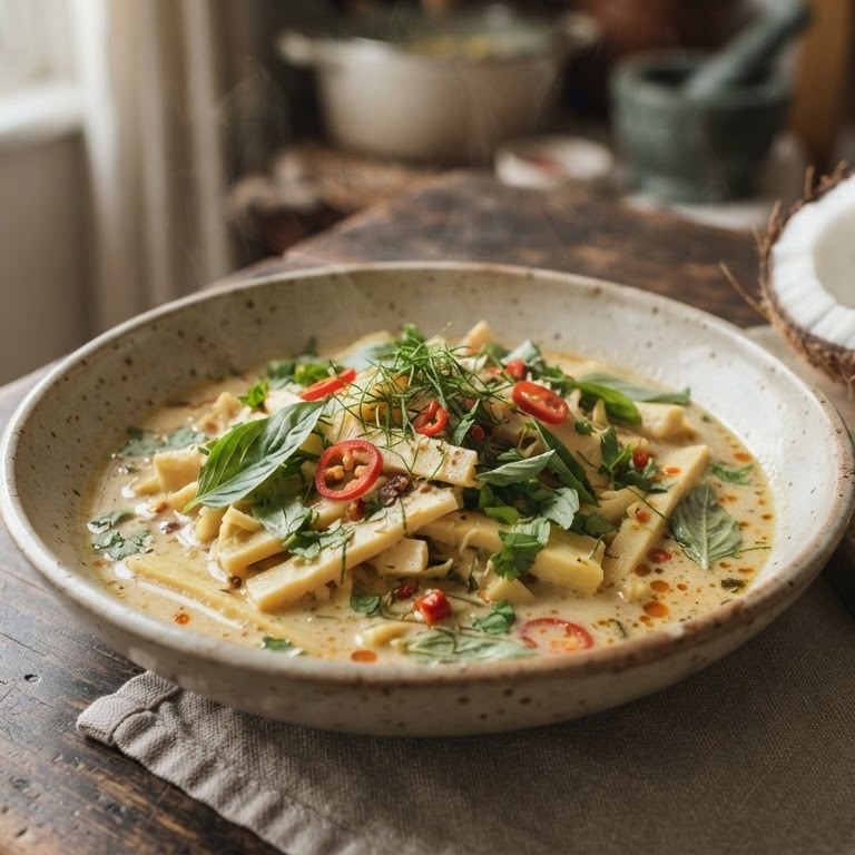 Bamboe in Santensaus recept