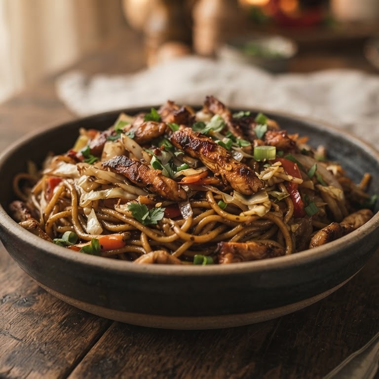 Bami met shoarma recept