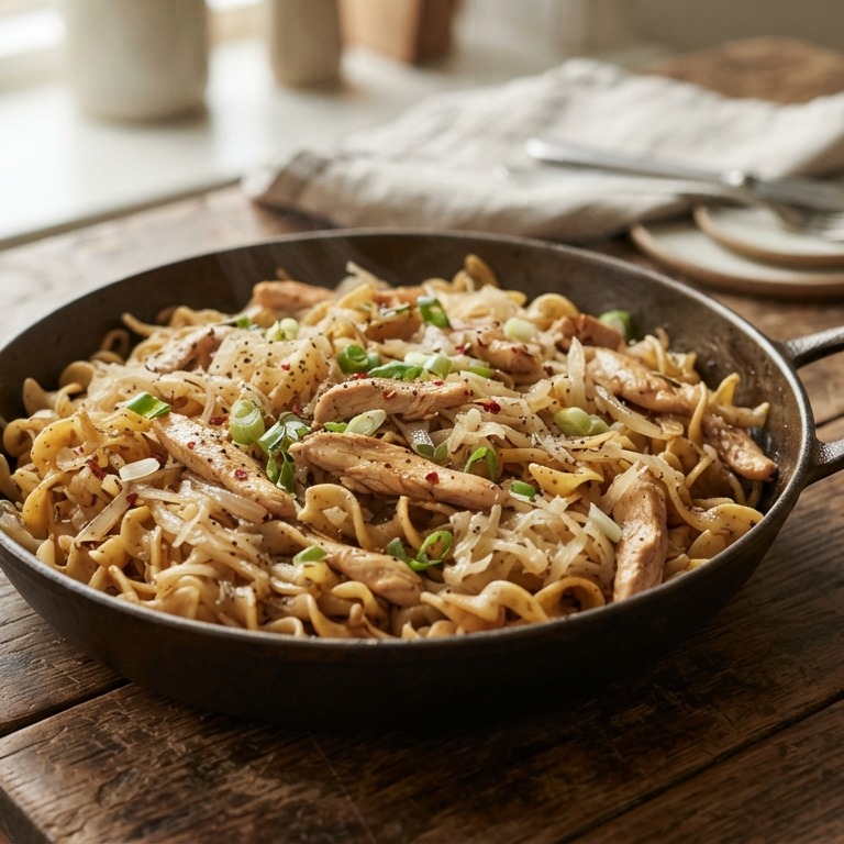 Bami met zuurkool recept