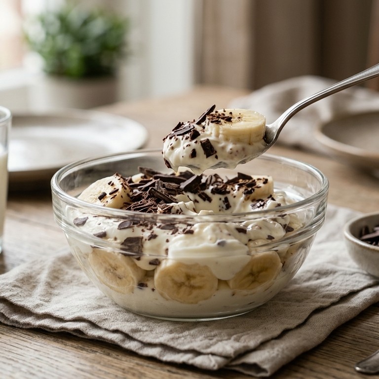 Banaan met yoghurt recept
