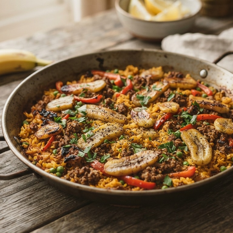 Banaanpaella recept