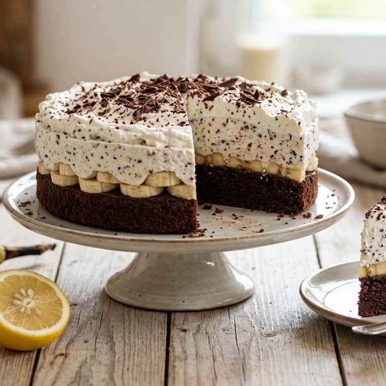 Bananasplittaart recept
