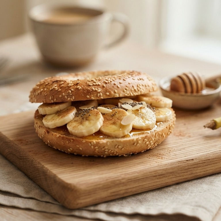 Bananen bagel recept