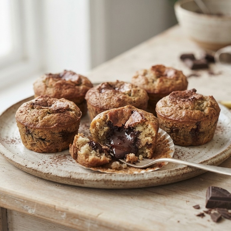 Bananen chocolade cakejes recept