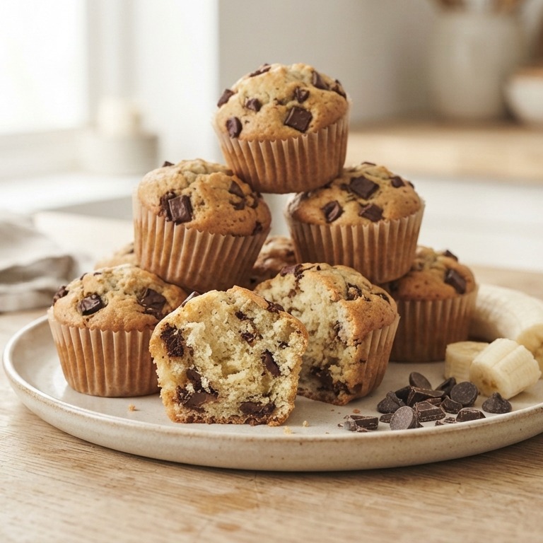 Bananen-chocolade muffins recept