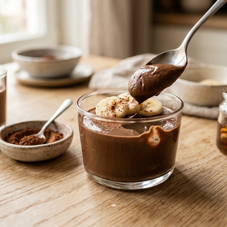 Bananen-chocomouse recept