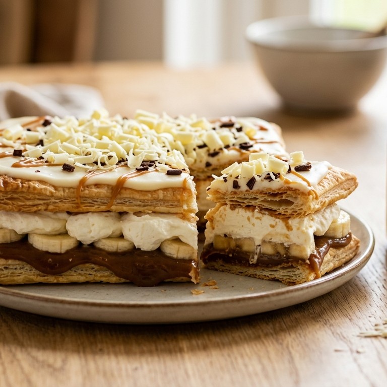 Banoffee tompouce recept