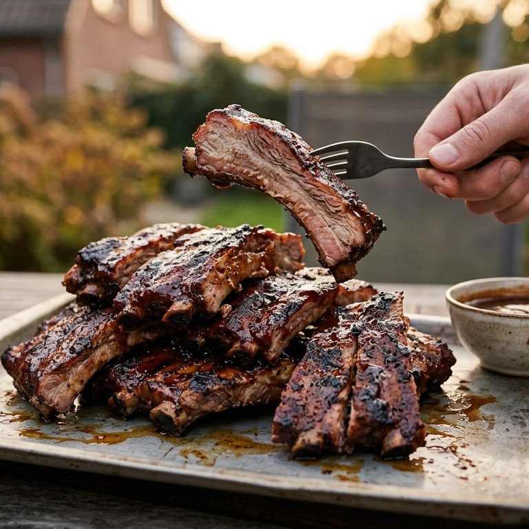 Barbecueribs recept