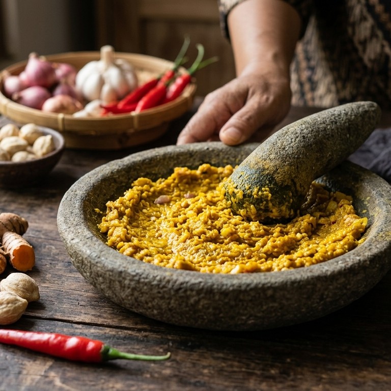 Base jukut (boemboe voor groente) recept