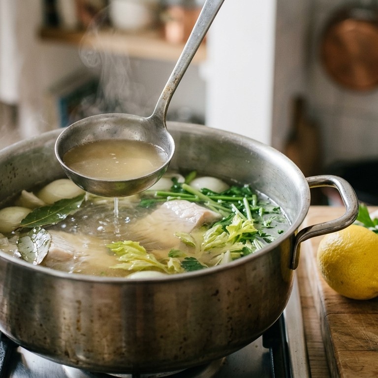 Basis visbouillon recept