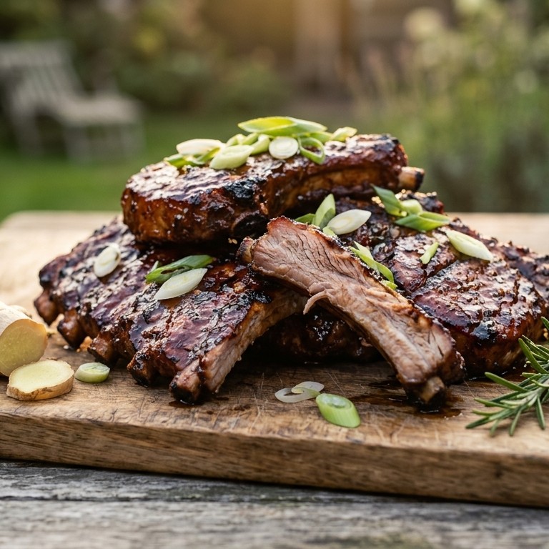 BBQ karbonades / ribs recept