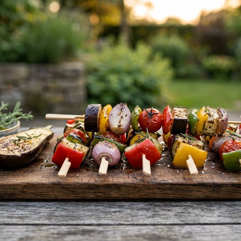BBQ Spies van smulgroenten recept