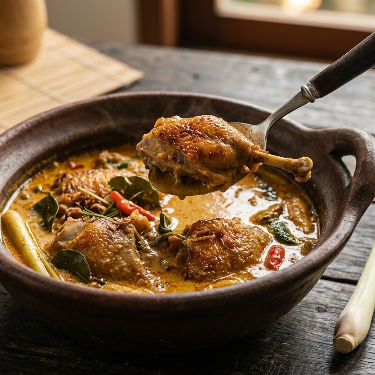 Bebek menyanyat (Eendencurry) recept