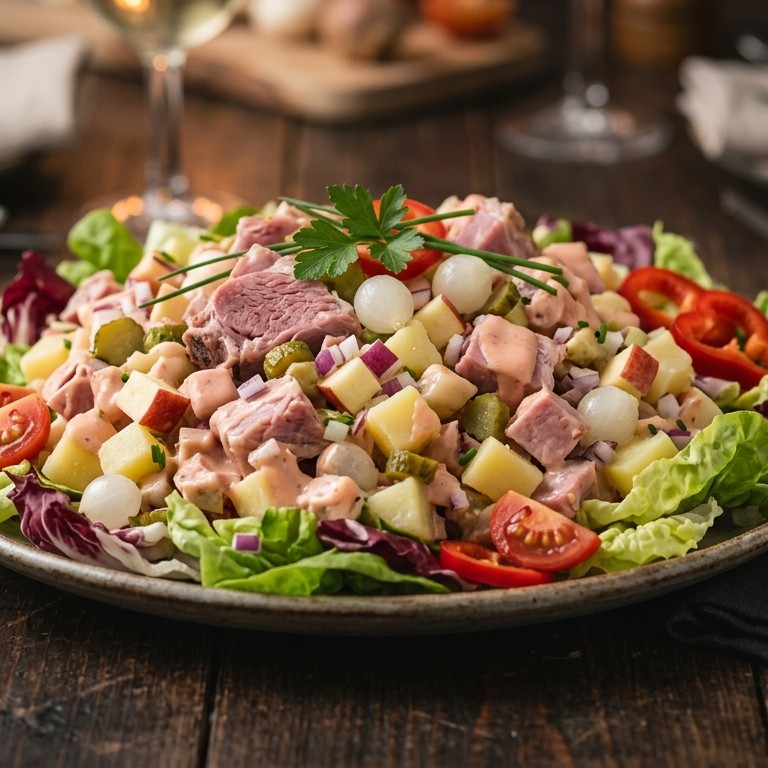 Beenhamsalade recept