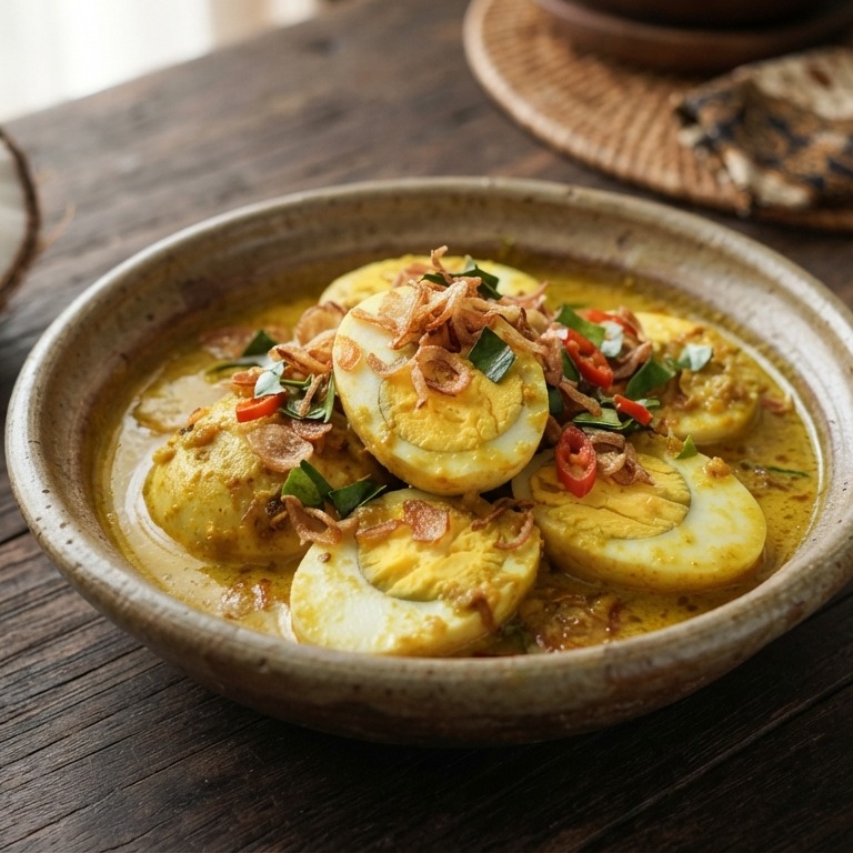 Besengek van eieren recept