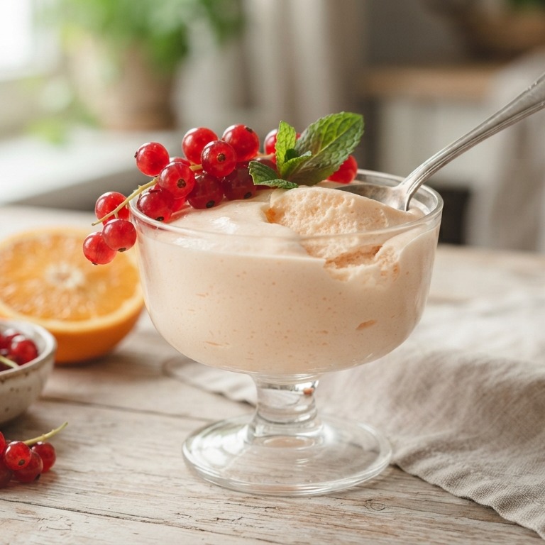 Bessen-sinaasappel crème recept